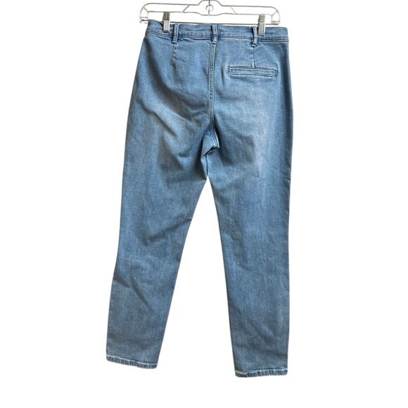 J. McLaughlin Stretch Denim Jeans Light Wash Zip Pockets - Picture 10 of 10